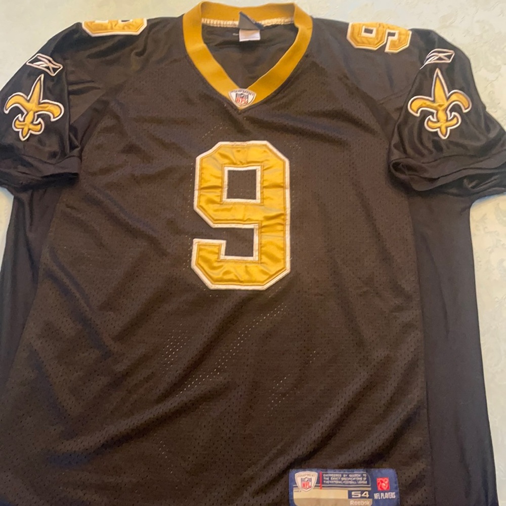 saints brees #9 jersey size 54